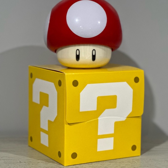 Universal Studios Super Nintendo World Toadstool Cafe Mushroom Soup Bowl - Picture 1 of 5